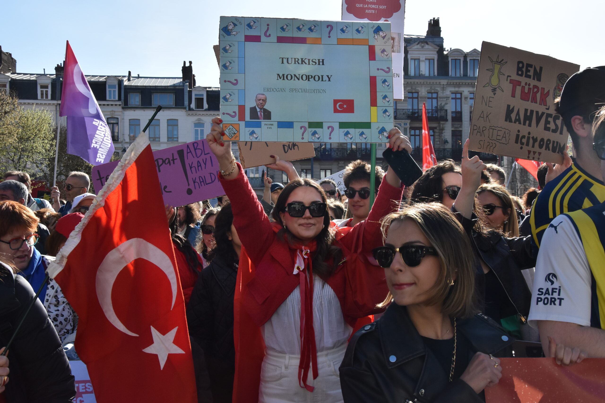 Rassemblement turquie lille. 29/03/2025 © lucas bonnière